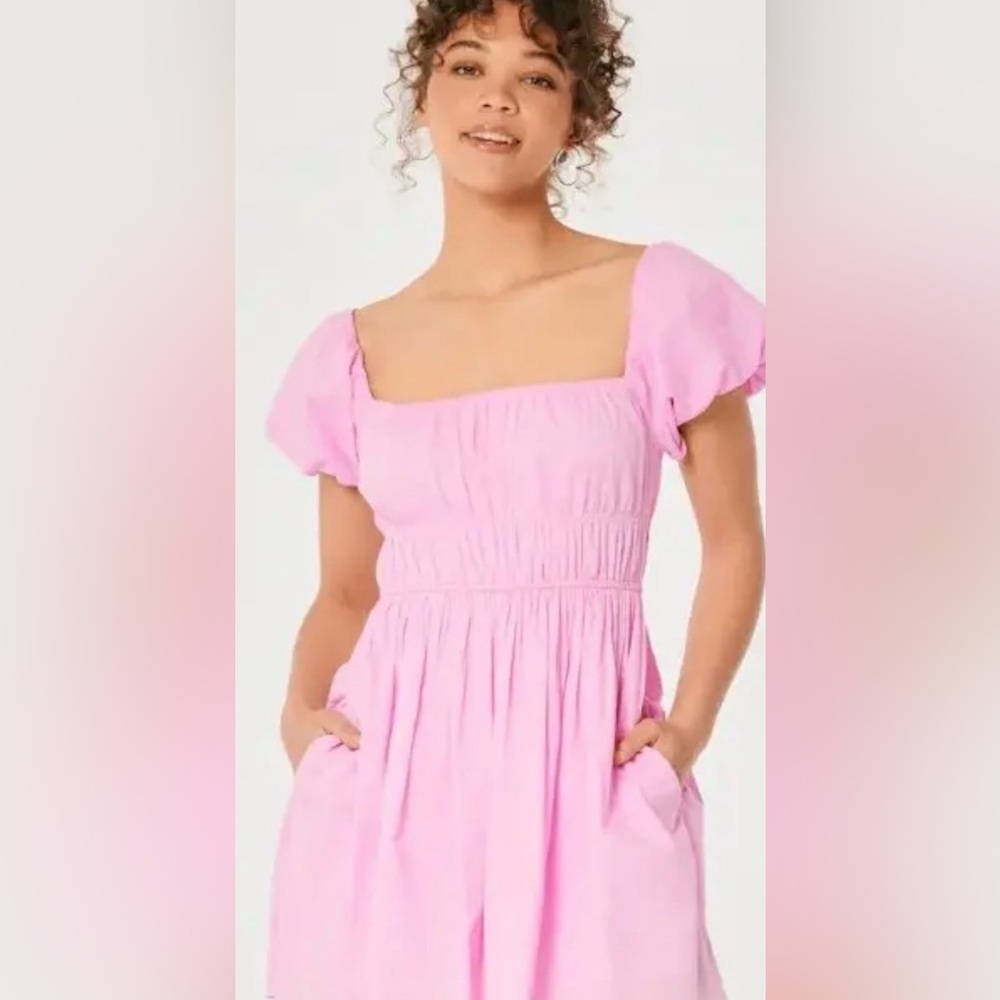 Pink Hollister size medium pink dress